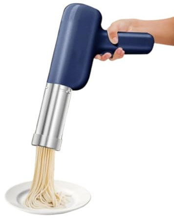 Maskin med färsk bärbar elektrisk pasta, färsk pastamaskin med laddningsbar pastamaskin för spaghetti/fettuccine,A