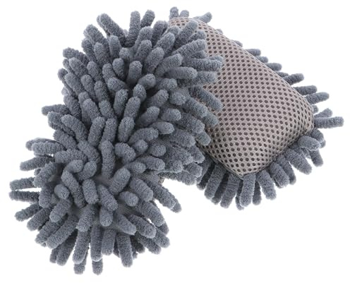 NUOBESTY Blackboard Eraser and Dust-Free Cleaning Sponge 2Pcs Gray Practical Board Eraser for Educational and Workplace Environments