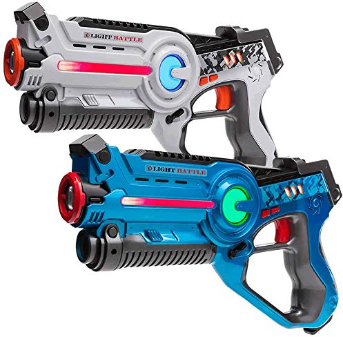 Light Battle Active Laser Tag Set - 2X Spielzeugpistole (weiß, blau) LBAP10234D