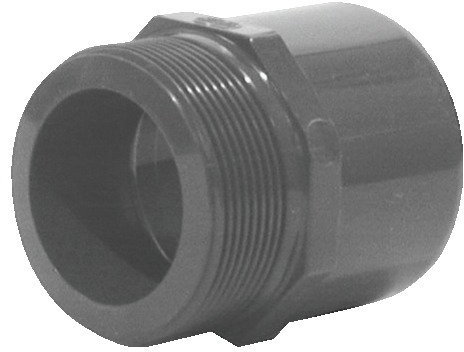 ALIAXIS Raccord fer - PVC pression mâle à visser - femelle à coller 80x90 90x75 - Raccord et tube