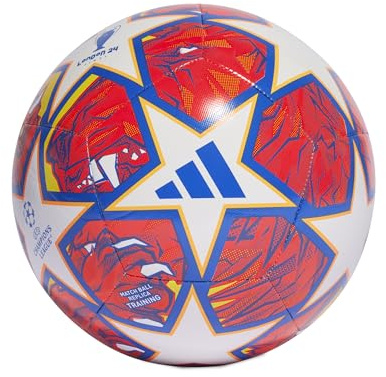 Adidas UEFA Champions League In9332 - Palla da calcio unisex, 3 EU, colore: Bianco