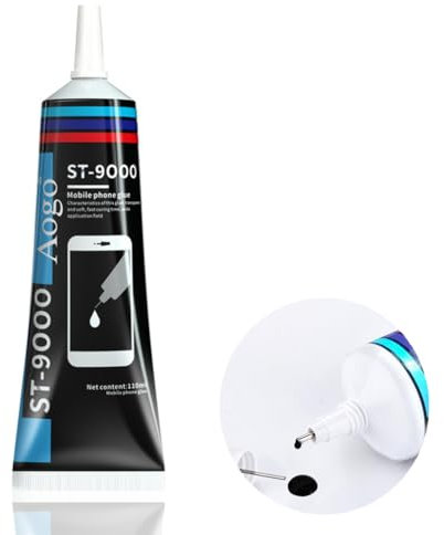 Super Glue Power Gel All-Purpose Adhesive, Metal, Phone Screen, Needle Design, Anti-Clog Cap, Waterproof, High Elasticity, Stretchable, 2-5 Mins Surface Drying, 24-48 Hrs Cure Time, Black