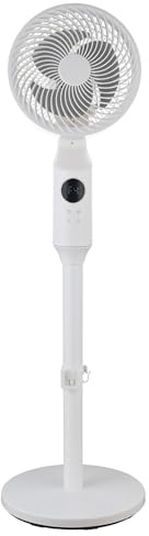 Melchioni Family | MF2508SPD Ventilatore Piantana, 8 Velocità, Testa Reclinabile 90°, Oscillante, Timer 12h, Telecomando, Spegnimento Automatico, 50W, H 101 cm