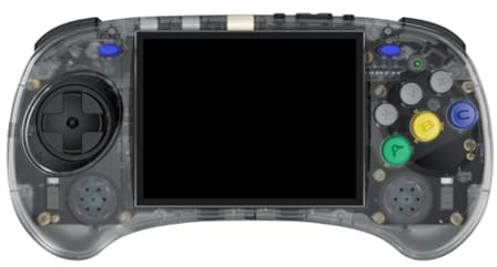 Steowsey RG ARC-S Console de jeu portable 10,2 cm IPS Linux OS 6 boutons Design rétro Compatible avec poignée filaire Installation facile Facile à utiliser