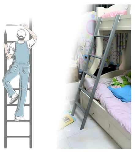 Scala per letto a castello per adulti e anziani, 1,5 m, cavalletto laterale per letto matrimoniale, design robusto e sicuro per un facile accesso