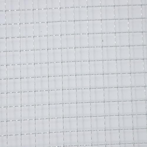 Griglia per barbecue, rete metallica incrociata in acciaio inox, per cucina giapponese e coreana (50 x 38 cm)