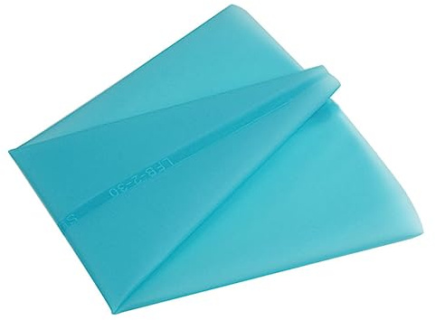 Gatuida Bolsa De Pastelería Reutilizable De Silicona Azul Apta para Decoración De Pasteles Material De Alimenticio Fácil De Limpiar con Gancho para Colgar Grande para Repostería Doméstica