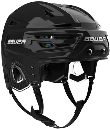 ProStrideHockeyUSA Casco da ghiaccio nero per ragazzi e adulti