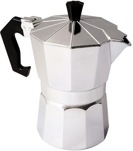 Casativo Klassischer Espressokocher aus Aluminium, 150 ml für 3 Tassen - Traditioneller Kaffeegenuss, für aromatischen Espresso wie vom Barista