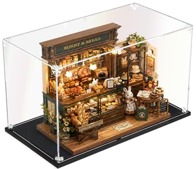 Acrylic Display Case, Showcase for Collectibles Self-Assemble (30x20x20 cm) | Clear Acrylic Box Dustproof Protection for Action Figures, Dolls- Alternative Glass Box for Commemorative Gifts