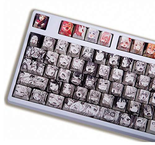 Keycaps, 108 tangenter, bakgrundsbelysta tangenter, PBT layout, tangentkåpor, OEM-profil, ANSI, för Cherry MX mekaniskt tangentbord för pokertangenter Ducky Keyboard/Annie/Keyboard (säljer endast