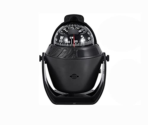 Shiwaki Boussole Marine de Bateau de Voiture de Boussole de Navigation électronique LED Boussole de Camping