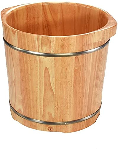 Foot Tub Wooden Foot Basin Household Gift Foot Soaker Tub,Wooden Foot Soak Sauna Foot Tub, Massage, Spa, Sauna, SoakHandmade Wooden Footbath Tubs,Foot Bath Wooden Bucket Foot Spa,Sauna Accessories Hou