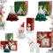 SilverChry Weihnachtskerzen Teelichter*4Pcs, Duftkerzen Set, Duftkerzen Weihnachten, Christmas Scented Candles, Weihnachtsdekoration,Weihnachtsbaum, Elch, Schneemann, mit Exquisiter Verpackung