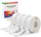 4 Rollen Etikettenband, 14 x 40 mm Thermo-Etikettenband Wasserfeste Geeignet für Etikettendrucker Drucken Sie Barcode, Name, Datum, Preis usw Geeignet für Haus, Schule, Büro (180 Etiketten/Rolle）