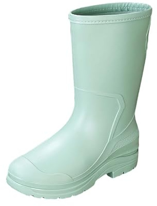 Generisch Spedizione Scarpe da donna corte Rain for Women Ankle Rain Boot Garden Boot Ladies Rubber Outside Work with Comfort Scarpe da donna Nero 39, verde, 39 EU