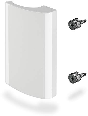 SOTECH 4 Stück Balkontürgriffe SEJA Aluminium / 82 x 52 x 20 mm/weiß Griff