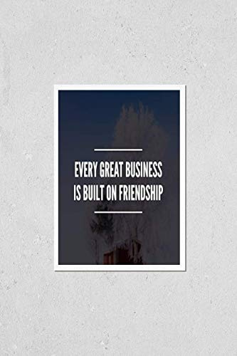 Poster Reproduction of Business Quote and Customer Service Quote for Achievement. Social Media Post Template. Inspirational Quotes and Motivational Quotes Variation Number 7