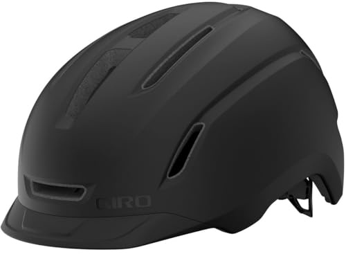 Giro Caden MIPS II LED Adult Urban Bike Helmet - Matte Black - Size S (51–55 cm)
