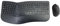 Conceptronic ORAZIO02PT Ergo - Juego de Teclado ergonómico y ratón Vertical inalámbrico, diseño portugués, Color Negro
