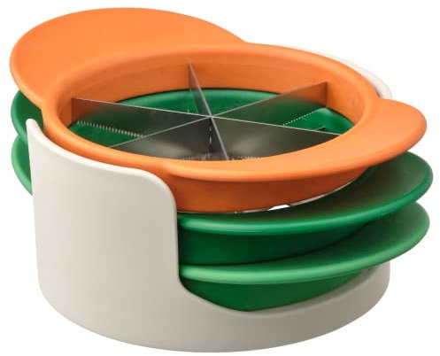 home stuff All in One Vegetable Chopper Mandolini Slicer Professional Fruit Vegetable Dicer Food Cutter Manual Onion Slicer Dicer Chopper Cutter Veg Slicer (Set of 4)