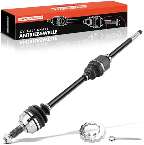 Frankberg Arbre de transmission Demi-Arbre sans Bague ABS MT Compatible avec Jumpy U6U 1995-2006 Scudo Autobus/Autocar 220 1996-2006 Expert 224 1996-2006 Replace# 9619947480