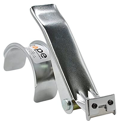 WOD Excell ET-166 Heavy Duty Metal Frame Filament Strapping Tape Dispenser: Fits 1 inch Wide, Chrome