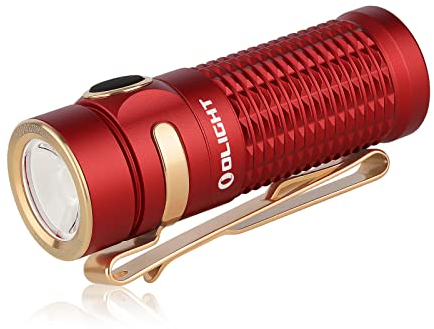 OLIGHT Baton 3 LED Flashlight Rechargeable Cool White 1200LM Lighting Range 165m 6 Lighting Modes with Timer Function IPX8 Waterproof Small Flashlight Ideal for Outdoors