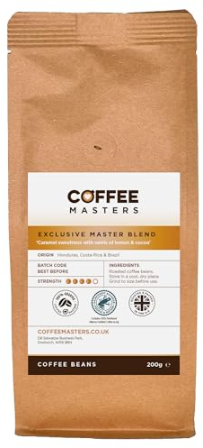 Coffee Masters Exclusive Master Blend Coffee Beans 200g