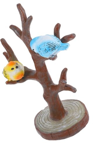 Alipis Resin Jewellery Display Stand Tree Shaped Key Storage Tray for Earrings Standing Rack Home Desktop Decoration, Stylish Jewellery Holder for Bedroom