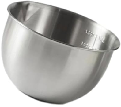 Sharplace Stainless Steel Mixing Bowl Serving Bowl Kitchen Utensils Cooking Bowl Prep Bowls for Breading Cakes Food Storage Soup Baking, 1.5L