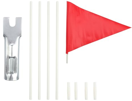 0XBIT Fahrrad Wimpel, Verstellbarer Fahrradwimpel, Fahrrad Fahne, Fahne Fahrrad Kinder, für Kinderreiten im Freien