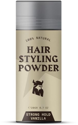 Striking Viking Poudre Coiffante Homme – 20 g, Vanille, Tenue Forte