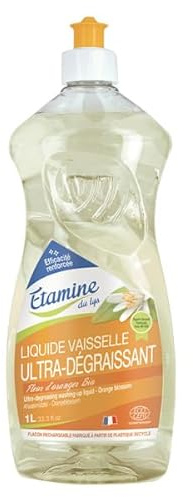 Etamine du Lys Liquide Vaisselle Ultra Dégraissant Fleur d'Oranger 1L