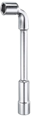 sourcing map Llave hexagonal en forma de L, 15 mm, acero de alto carbono, doble extremo, métrica, 6 puntos, tubular, para reparación general, tuberías, mantenimiento de automóviles de bicicleta