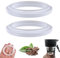 BEPSYOM 2 Piezas Juntas de Silicona para cafeteras EC680/EC685/EC850/EC860, Juntas de Grupo de substituição(Blanco)