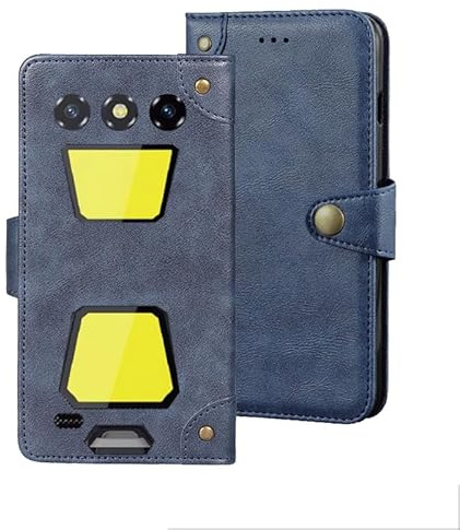Auotu Funda with protección de la cámara Capirotazo Billetera Carcasa Caso Flip PU Cuero Magnetico Case Caja Cover para OUKITEL G5 (2025) Outdoor Smartphone (Azul)
