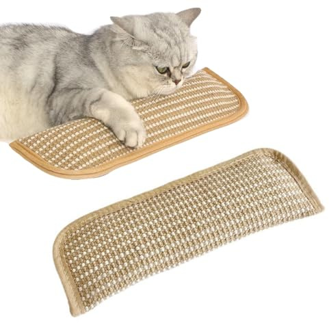 SquEqu 2 Pack Cat Toys Pillows Catnip Kicker Pillow Catnip Toys Knitted Natural Sisal Chew Sticks Interactive Cat Nip Kitty Toys for Cats Dental Care Teeth Cleaning Kittens Increase Appetite Calm