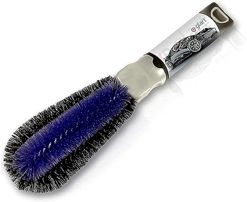 Glart 44FB Car Rim Brush for Alloy Wheels, Steel Wheels, Rim Cleaning & Car Care like Rim Cleaner and Rim Devil without Microfiber Cloth, Use BEFORE Tire Shine and Rim Sealant