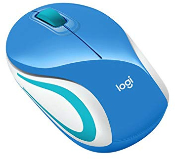 Logitech M187 Wireless RF Optical Mouse 1000 DPI Blue