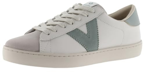 victoria Sneaker Unisex Berlin Pelle & Parti Colorati & Punta in Camoscio 1126142 per Adulto Jade 38
