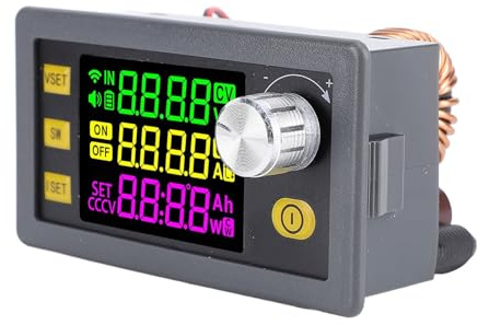 Sonew Variable Power Supply DC Voltage Regulator with Constant Voltage and Current Control, Input 12-72V, Output 0-65V, 585W, Compact Digital Display for Laboratory and Mobile Use