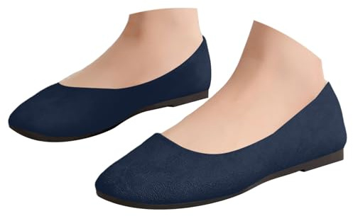 Scarpe piatte da donna chic - Ballerina da donna confortevole ortopedica sneakers casual sneakers punta quadrata scarpa slip on Ballerine Elegant Mocassini da passeggio da basket senza lacci Sneaker