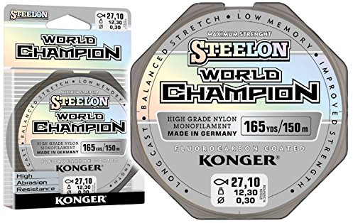 Angelschnur KONGER World Champion Fluorocarbon Coated 0,10-0,30mm/150m Monofile Schnur super stark ! (0,16mm / 4,10kg)