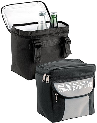 PEARL Fahrrad Lenkertasche: 2er-Set Kühltasche fürs Fahrrad, 5 Liter (Kühltasche Lenker, für Fahrradkorb, wasserdichte Taschen)