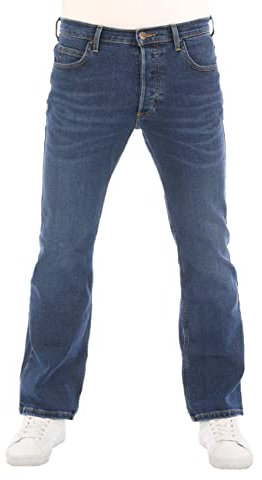 Lee Jeans Herren Stretch Bootcut Denver Jeanshose Hose Denim w40, Farbe: Aged Alva, Größe: 40W / 30L