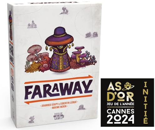 Catch Up Games Faraway - Jeu de société - 10 Ans et Plus - As d'or Jeu de l'année initée 2024-2 à 6 Joueurs - stratégique et Tactique - idéal Entre Amis - Blackrock Games