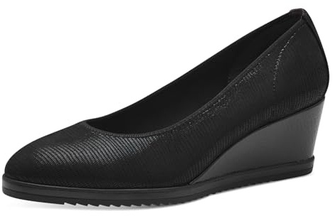 Tamaris Escarpins 1-22325-43 pour Femme, Structure Noire, 40 EU