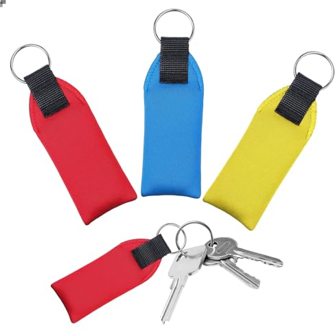 Goiern 3 Stück Schwimmender Schlüsselanhänger mit Schlüsselring, Schlüsselanhänger Zubehör für Boot Segeln Float Kajak Kanu Marine Wassersport Zubehör Segelboot