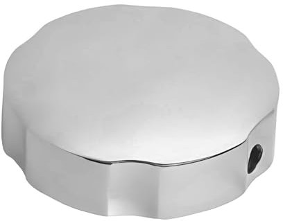 IUSOT Badewannenstöpsel,drehgriff badewanne,Badewannen Drehknopf Chrom, Überlauf Stöpsel Kunststoff für Badewanne und Waschbecken,Abfluss Zubehör